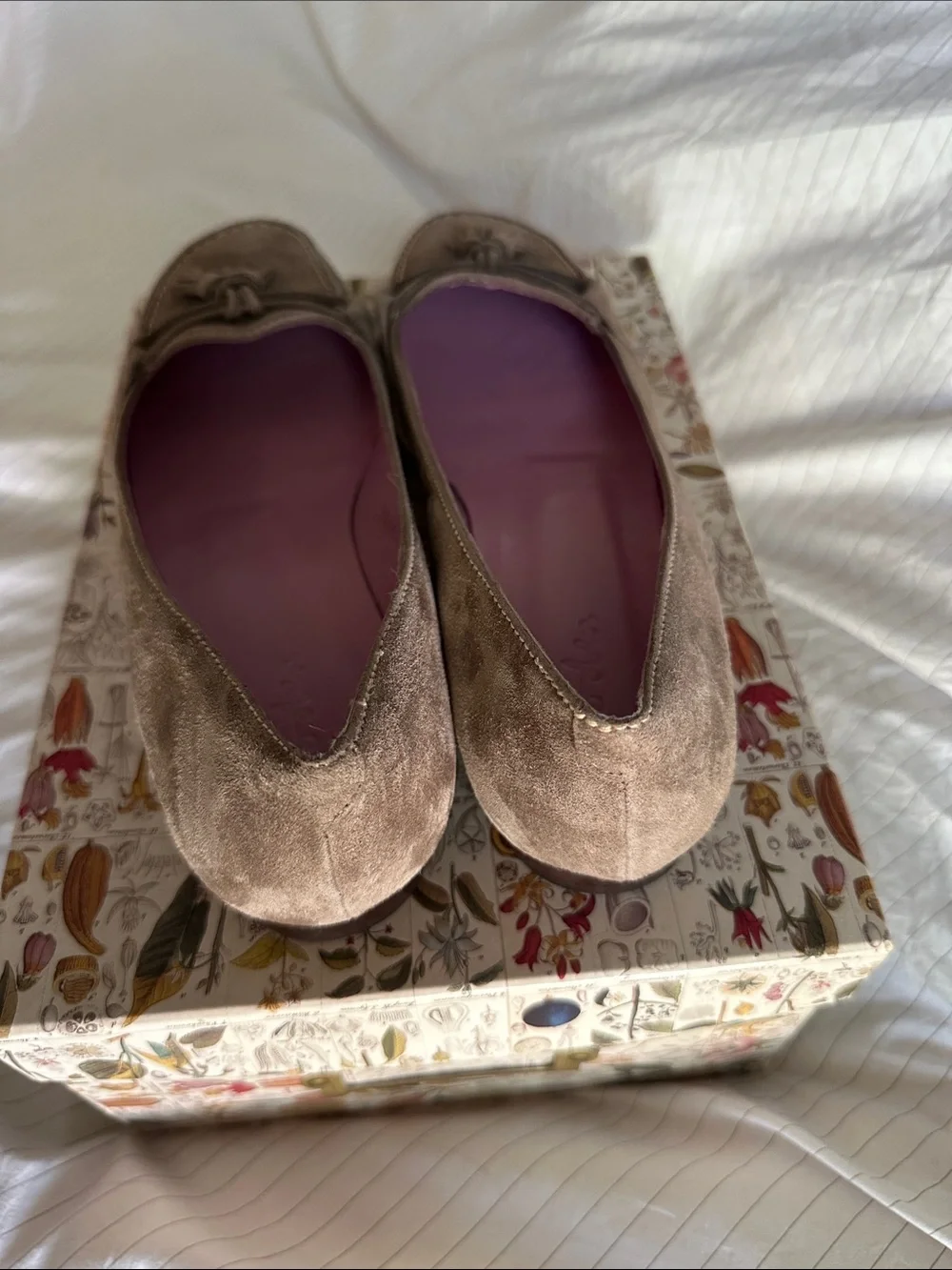 Boden - Taupe Suede Tassel Driving Loafers - 9.5